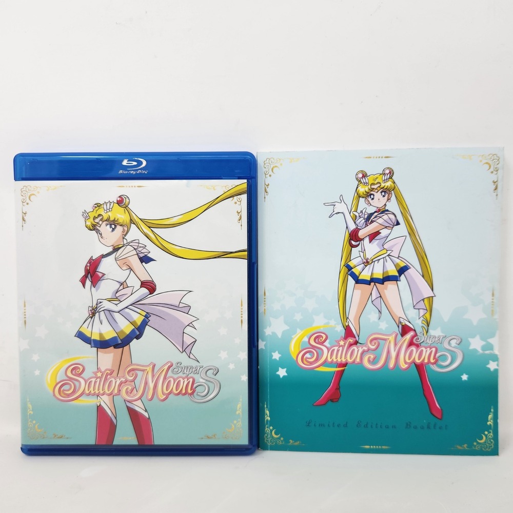 Sailor Moon SuperS Season 4 Part 1 Blu-ray DVD Combo Set Viz Media with Booklet